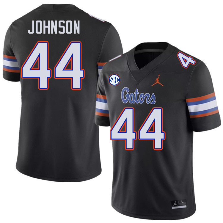 Florida Gators #44 Myles Johnson College Football Jerseys Stitched-Black